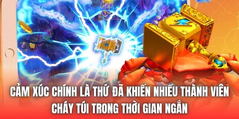 Cảm xúc chính là thứ đã khiến nhiều thành viên cháy túi trong thời gian ngắn